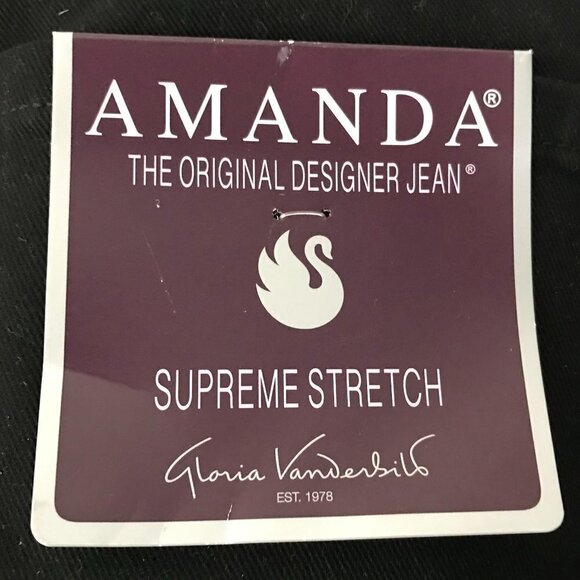 NWT - Gloria Vanderbilt Women's Amanda Supreme Stretch Straight Leg Jean - Picture 4 of 16